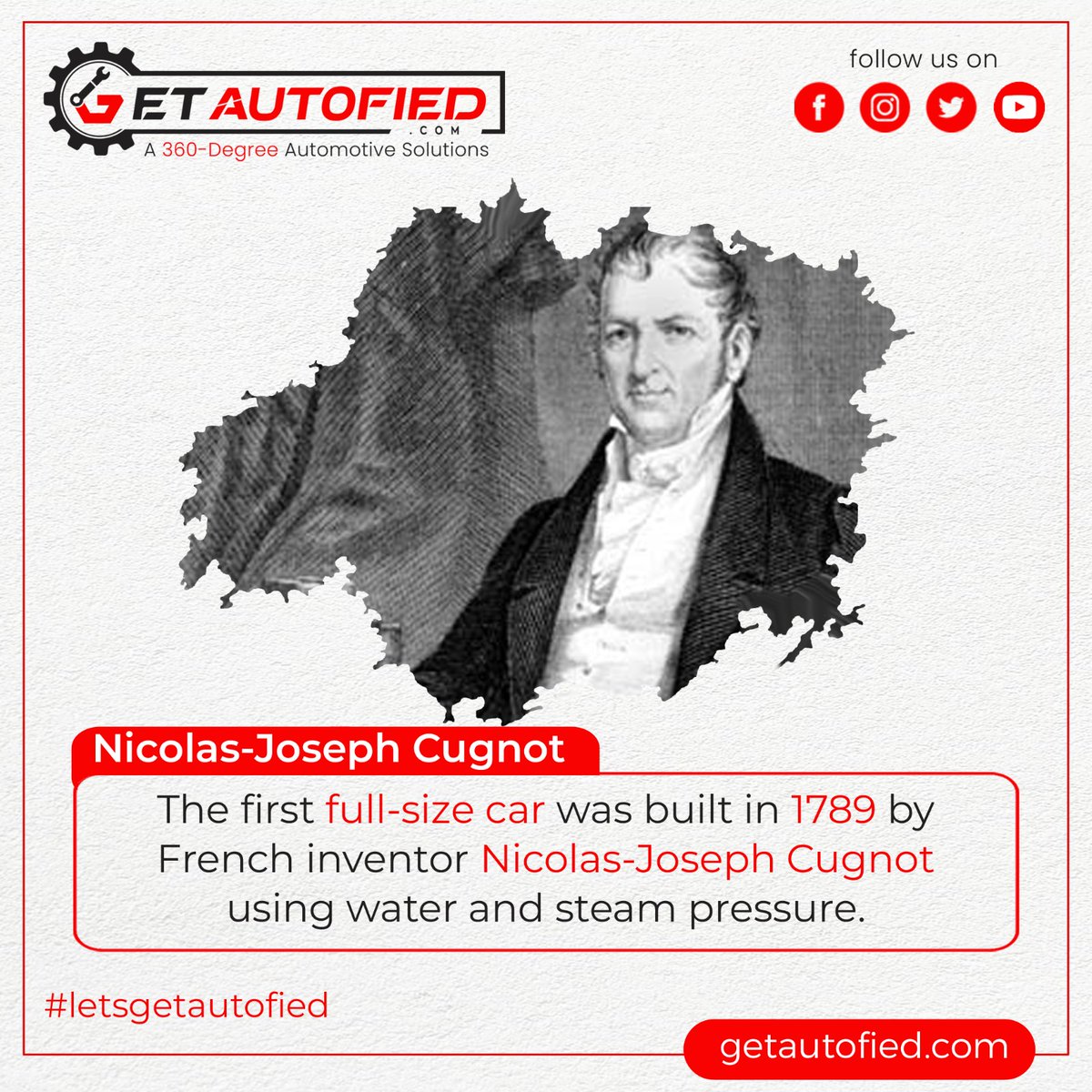 getautofied's tweet photo. Nicolas-Joseph Cugnot

Nicolas-Joseph Cugnot was born 

visit: https://t.co/MndvWhRdeB

#getautofied #automotivesolutions #automobile #automotive #360degreeautomotivesolutions #letsgetautofied #Army #engineer #steampowered #vehicle #working #model #Cugnot #French #cannon #hauling https://t.co/unxQiojsfK