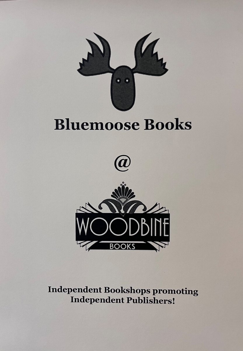 Pollyvk's tweet image. Indie Bookshops supporting Indie Publishers 🤓📖📚 @Ofmooseandmen @WoodbineBooks