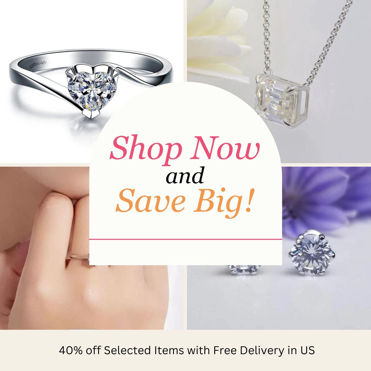 firstsightjewel's tweet image. It's time to upgrade your jewelry game! Shop now and enjoy 40% off on selected items with free delivery across the US. Don't miss out on this amazing offer!
.
#firstsightjewelry #jewelry #fashion #jewellery #earrings