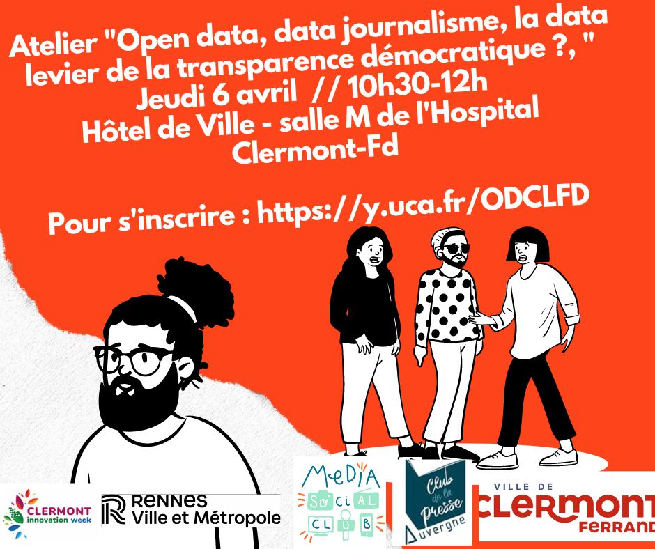 vigignol's tweet photo. J-4 avant l'atelier jeudi sur"Open data et Data journalisme", les échanges s'annoncent prometteurs avec plusieurs média locaux et nationaux présents et plusieurs élus et services de la ville.
Encore qq places : https://t.co/1nMqsqVT8w
@ClubAuvergne 
#OpenData #datajournalism https://t.co/EzuTrsxp0Z