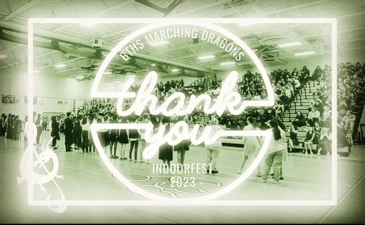 Thank you to everyone who came out to support us and all of the visiting ensembles at indoorfest! 💚