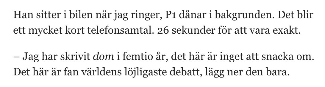 petteroestman's tweet photo. Så här ska ett inlägg av Ulf Lundell i dom-debatten se ut https://t.co/OjfnawNIe8