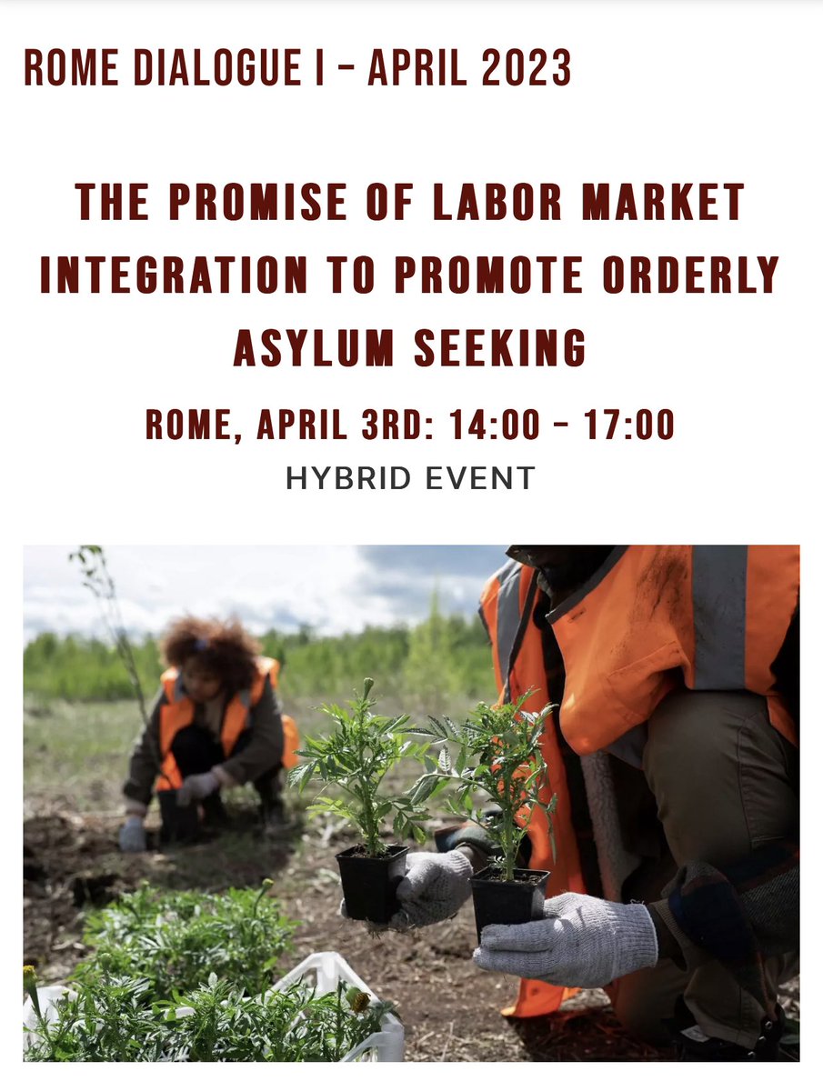 ForneaDumitru's tweet photo. #RomeDialogue
#JobsAndMigration

Right now in Rome. 

The promise of labor market integration to promote orderly asylum seeking. 

https://t.co/kDo4CHnoAA

@WorldBank 
@UNHCRItalia 
@SapienzaRoma 
@iamCARITAS https://t.co/rnOzo21uHn