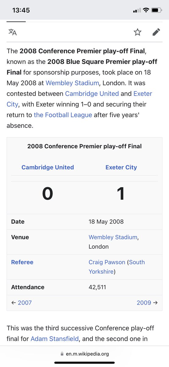 ecfcwayne83's tweet photo. @Neilpafc Still the only Devon side to win at New Wembley #prideofdevon https://t.co/18dFpJMw7W