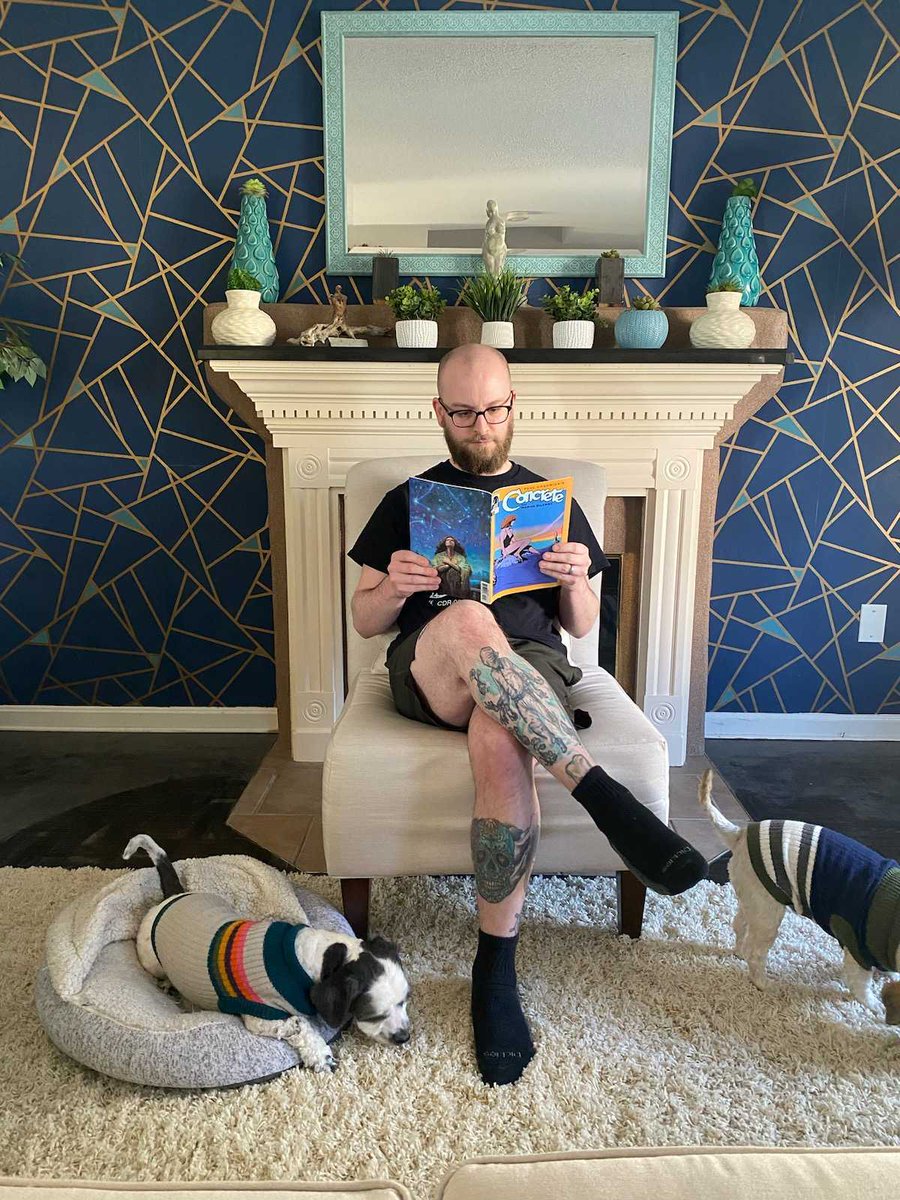 bigwhitemice's tweet photo. CONCRETE! Last year, I very quickly fell deeply in love with this series and have since collected every single issue I could get my hands on*. I am incredibly excited to now have @PaulHChadwick's @DarkHorseComics's creation on my body. (continued in replies) https://t.co/nmjCp5LLV5