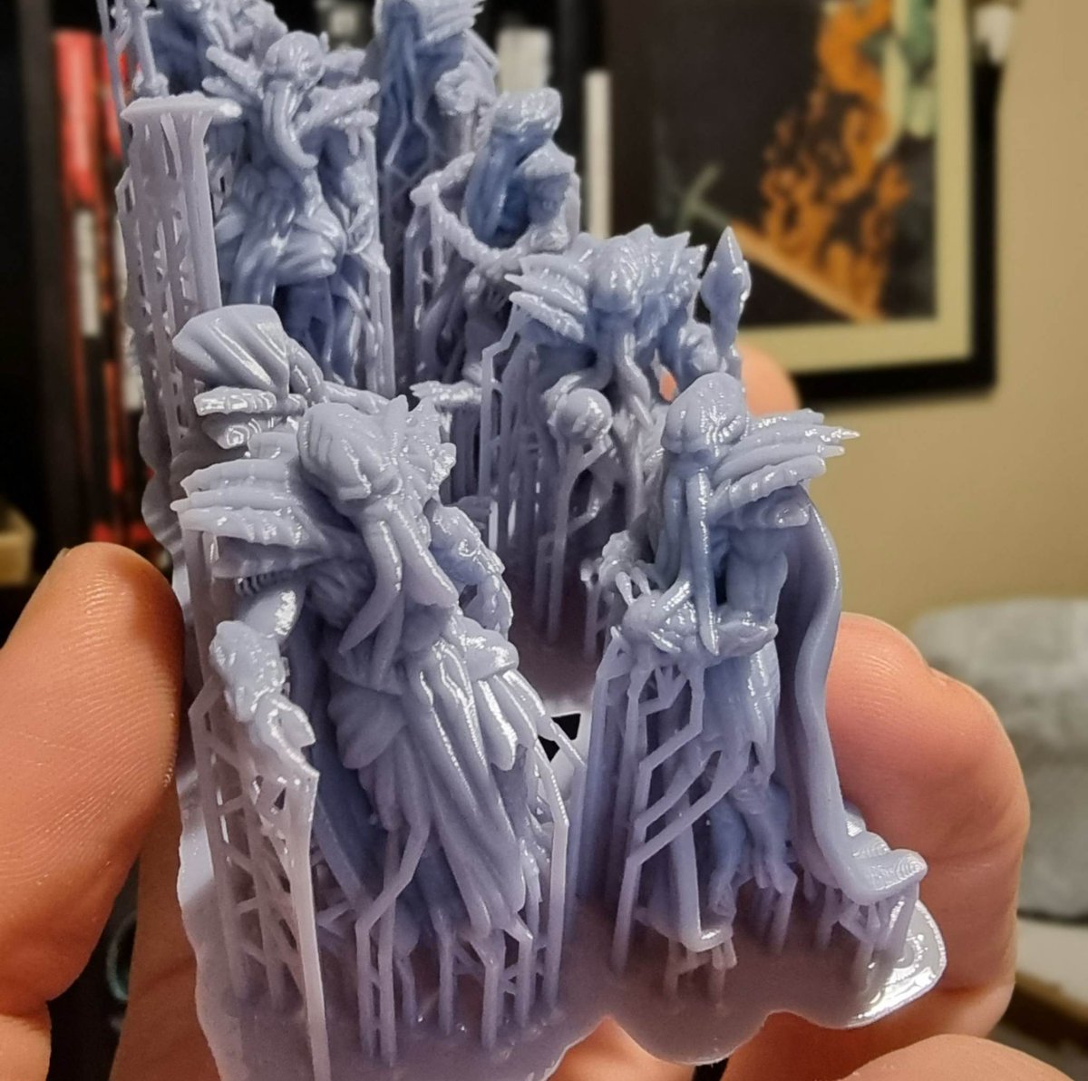 TheBardsTable's tweet photo. Mind Flayers from (IG) @epicminiatures_patreon! Great looking models! Can't wait to slap some paint on them for website photos!

#wewantyourbrains #licencetoillithid #ttrpg #mesbg #mesbgminiatures #dnd5e #wargaming #wargames #tabletop #ttrpgcommunity #DnD https://t.co/KCmmsEMxro