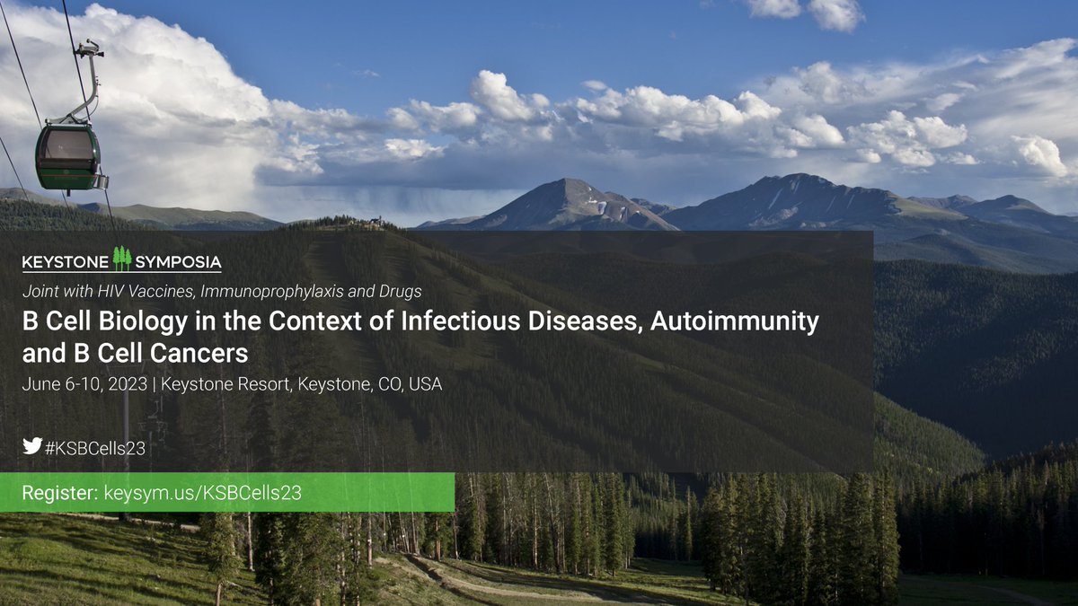 PLOS's tweet photo. Join fellow researchers at an upcoming remote Keystone Symposia meeting, B Cell Biology in the Context of Infectious Diseases, Autoimmunity and B Cell Cancers.
June 6-10, 2023
Details: https://t.co/pZnNPVAVZw #KSBCells23 #KeystonePartner https://t.co/Ll7GS1fQQ1