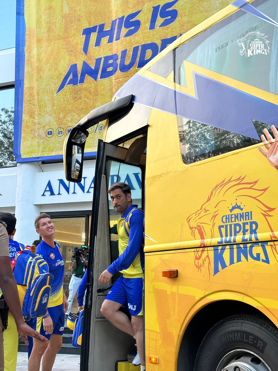 ChennaiIPL's tweet photo. Anbuden is afoot with whistles! 🥳

#CSKvLSG #WhistlePodu #VaaThala 🦁💛 @msdhoni https://t.co/q1ugtj50yZ