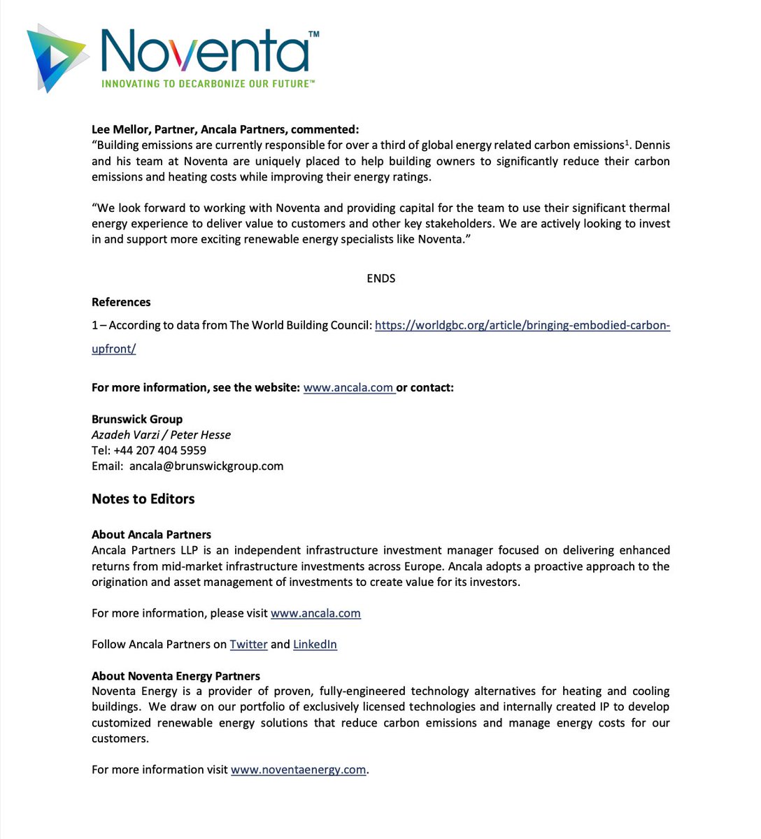 Noventa Energy tweet media