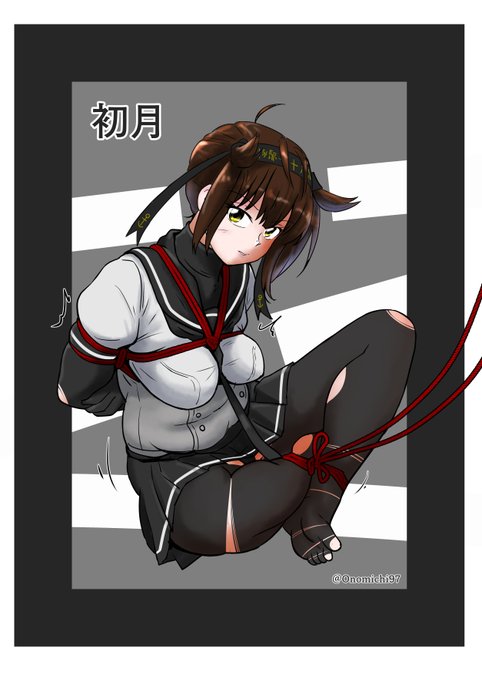 初月をコンパクトにまとめて放置する
#艦これ版真剣お絵描き60分一本勝負_20230403 