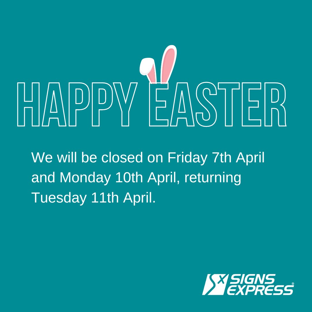 Wishing everyone a Happy Easter!! 
Here are our opening times, over the holiday period.