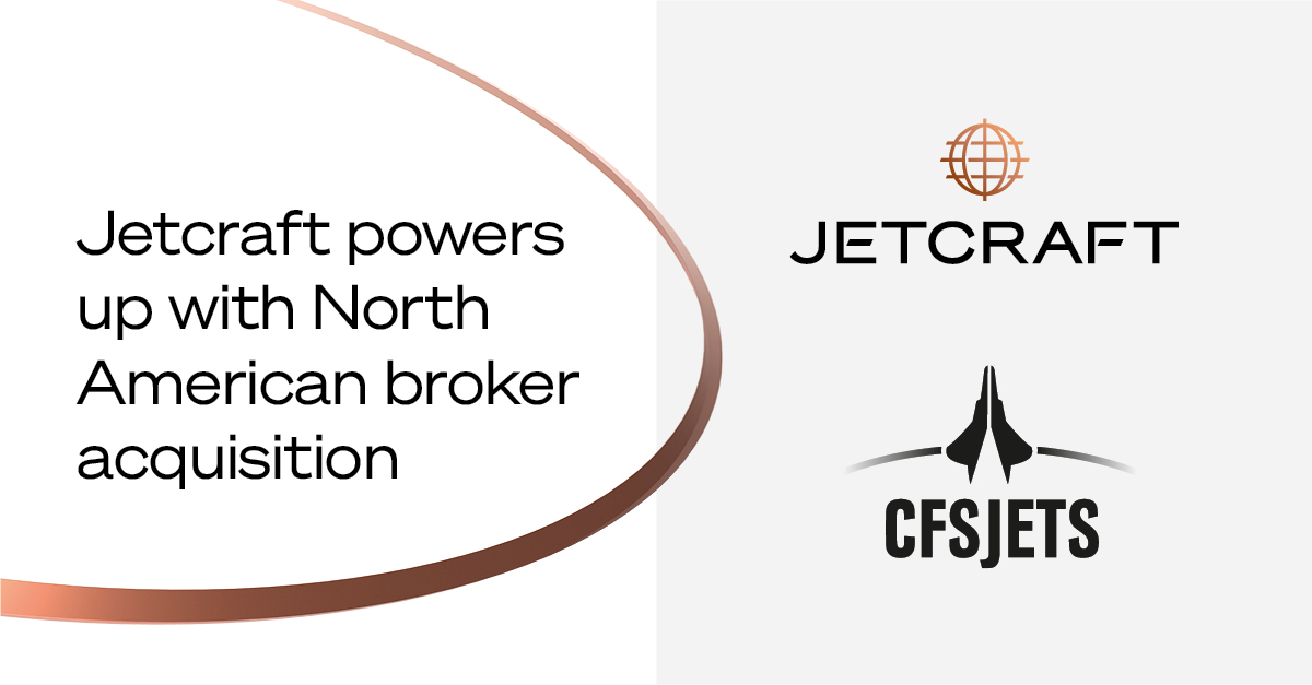 We’re pleased to announce that we’ve acquired Corporate Fleet Services (CFS Jets). Together, our product expertise is now the most diverse in the industry. Find out more on #Jetstream: jetcraft.com/jetstream/2023…