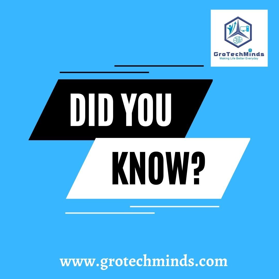grotechminds's tweet image. Did you know?
.
.
.
.
.
.
#grotechminds #softwaretestingbymkt #automationtesting #automation #automationtesting #Onlineclass #softwaretesting #softwaretester #softwaretestingjobs #testing #softwareengineering #softwarequalityassurance