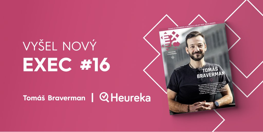 Letošní první <a href="/MagazinEXEC/">Magazín EXEC</a>  je online. Co v něm najdete? Rozhovor s <a href="/tomas_braverman/">Tomas Braverman</a>  (<a href="/heurekacz/">Heureka.cz</a>), přehled e-commerce akcí, ohlédnutí za prvním postcovidovým rokem, velký test logistiky a tajnou zbraň Alza.cz pro zvýšení obratu.
bit.ly/EXEC16
#ecommerce