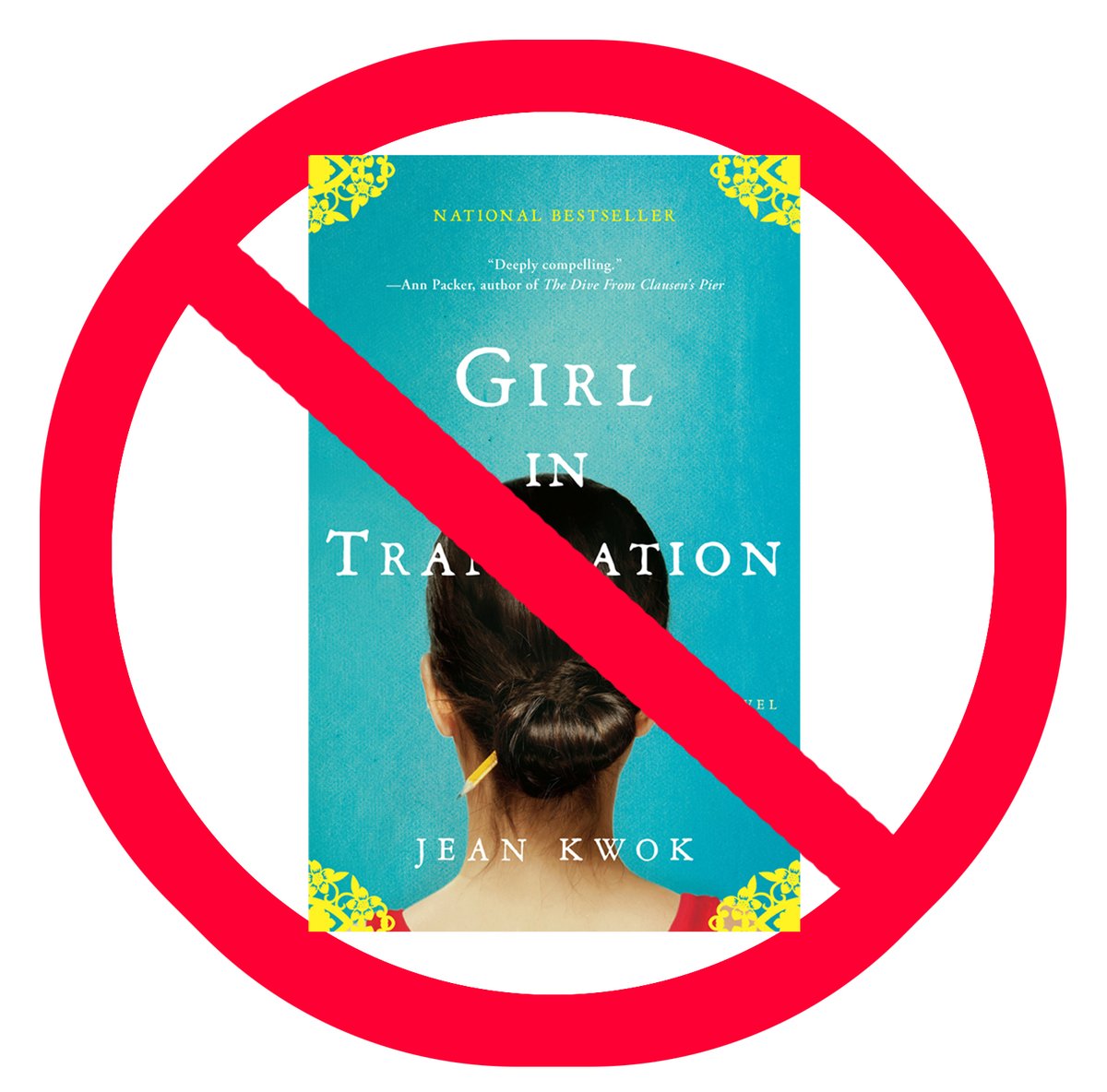 JeanKwok's tweet photo. My heart is heavy because my debut novel, GIRL IN TRANSLATION, taught in schools across the world, may be #banned in Central Bucks, PA. @tsuits is defending it on 4/11. If you want to help, please like this post and/or share what this book means to you below. 🙏💕 #bannedbooks https://t.co/ZqkQw80dSe