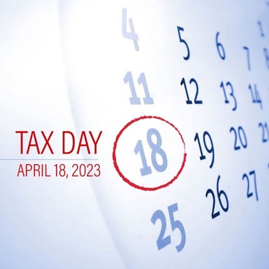 GregPageRomer's tweet photo. Friendly reminder: Tax Day is just around the corner! Make sure to file your taxes by April 18th to avoid penalties and interest. #TaxDay #Reminder #FileOnTime https://t.co/XgRXb2Ass5