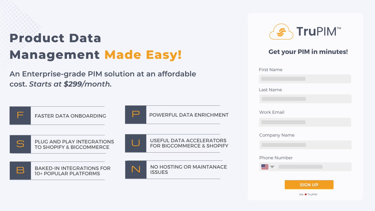 theTruPIM's tweet photo. Imagine a centralized system that you can transfer your BigCommerce catalog to, automatically!  Holds all your latest product content and feeds high-quality product data to BigCommerce anytime at warp speed! See it in action, sign-up now! - https://t.co/1VBPRPhu4v https://t.co/oes6zwLBeD
