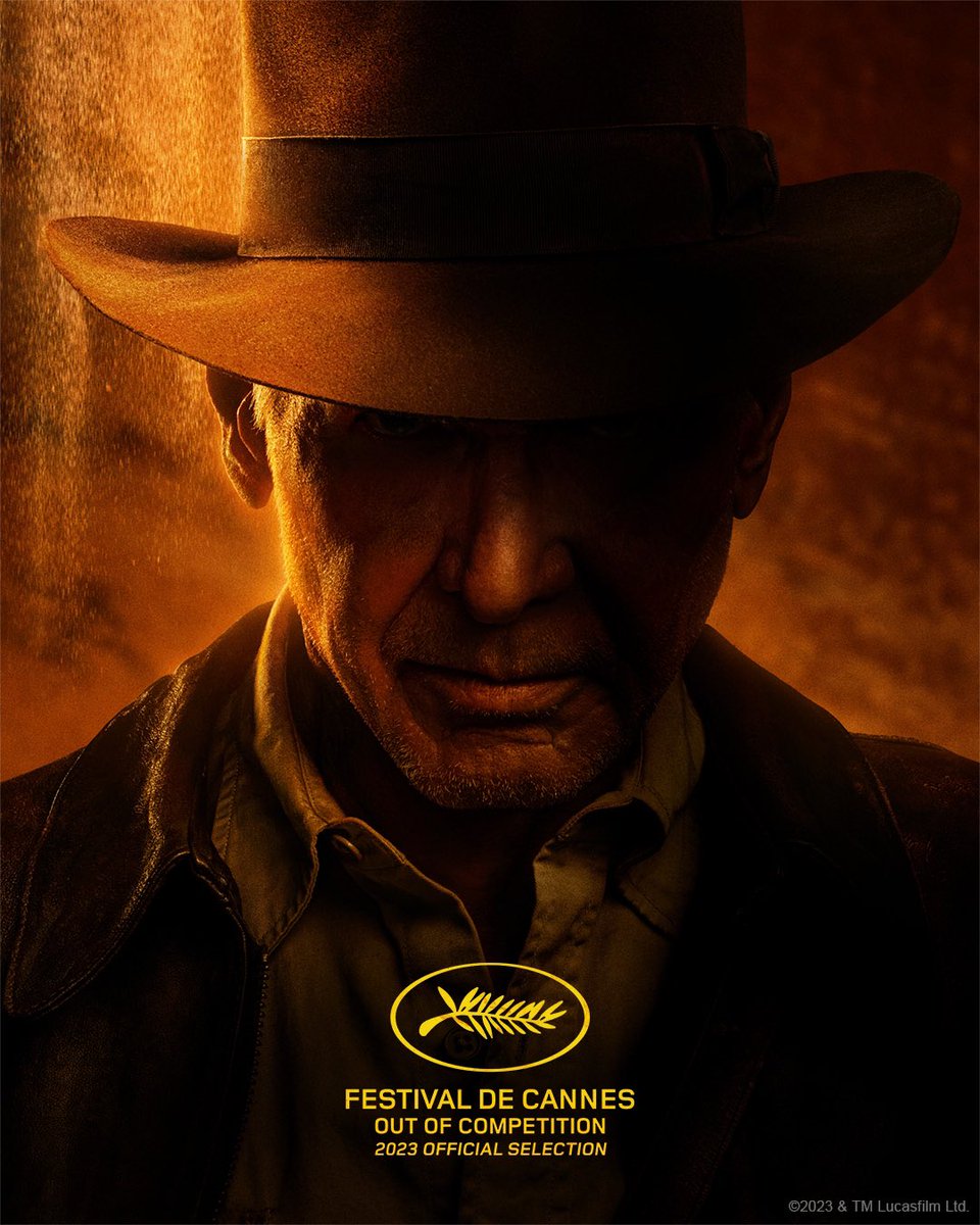 #IndianaJones will return to the Cannes Film Festival for the world premiere of Indiana Jones and the Dial of Destiny, directed by James Mangold, on Thursday May 18th.