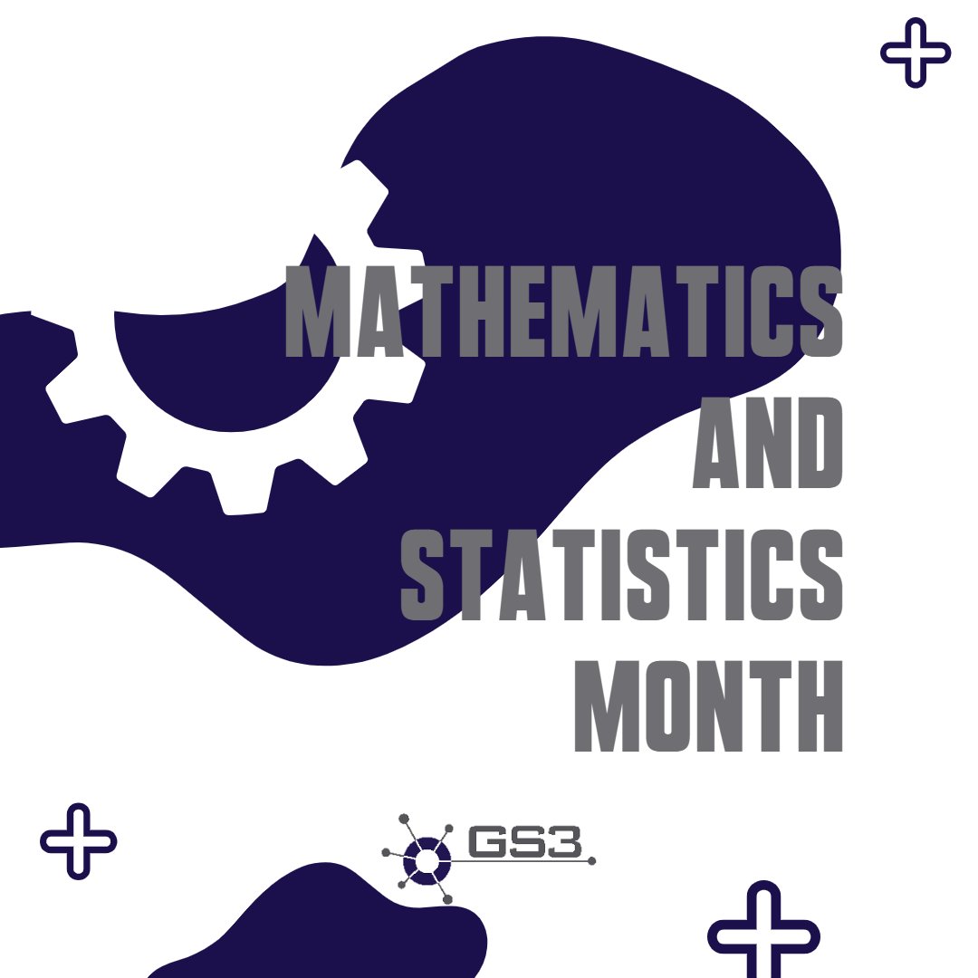 gs3global's tweet image. Happy Mathematics and Statistics Awareness Month! Did you know that math and statistics are used in almost every industry, from healthcare to manufacturing? Take a moment today to appreciate these important roles in our daily lives. #MathAwarenessMonth #StatisticsAwarenessMonth
