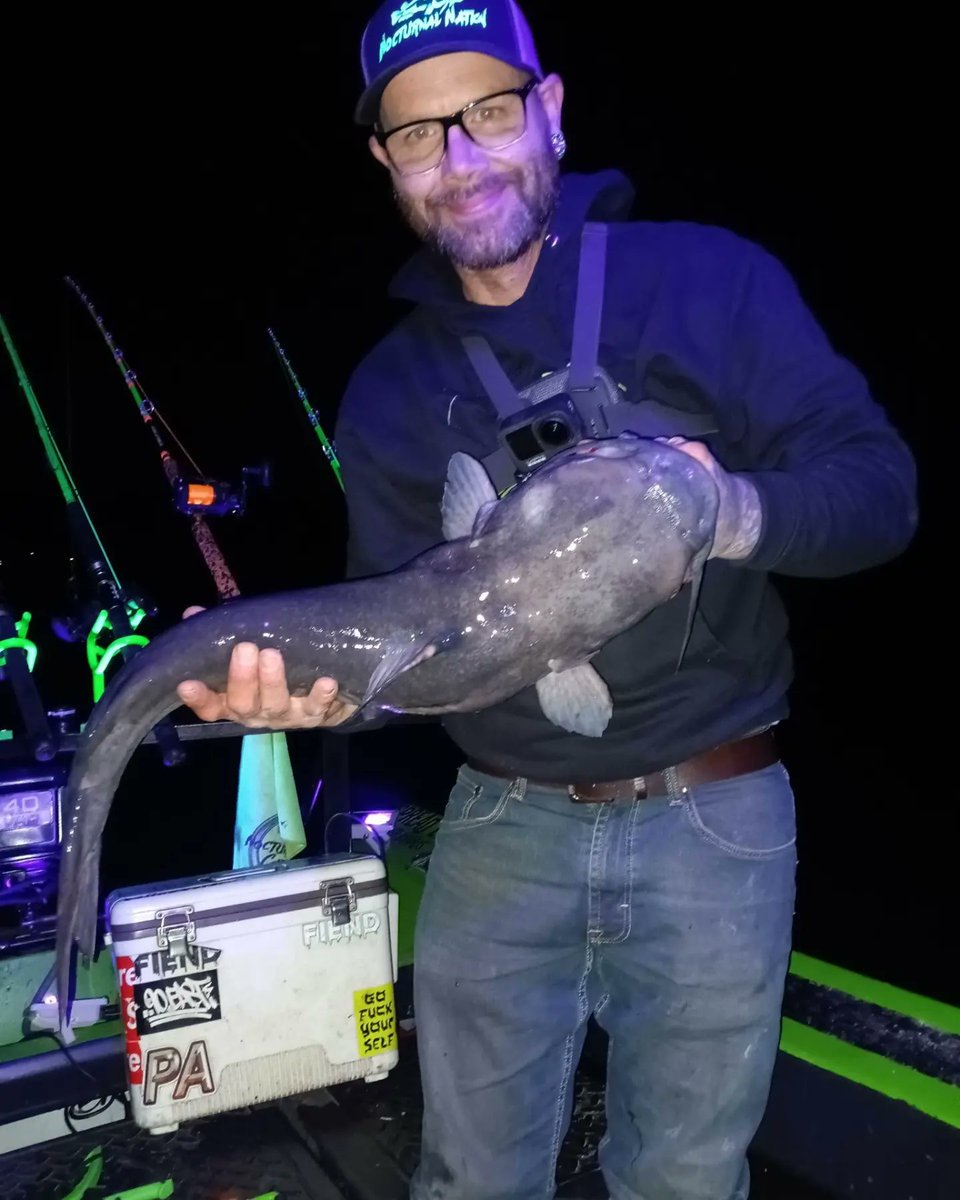 Sundayz #slimecatrods #NocturnalNationCatfishing #flatheadcatfish #catfishing #susquehannariver #fishing #PA