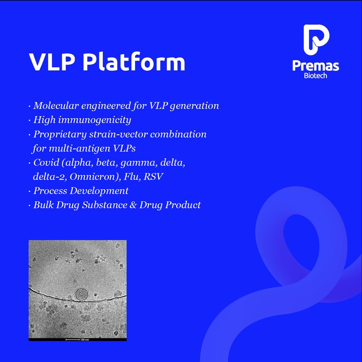 Premas uses its proprietary yeast-based D-CryptTM platform that promises rapid engineering, consistent scale-up and manufacturability. 

Meet us at booth 321 at the #WorldVaccineCongress, Washington, D.C., to learn more about our vaccine technologies.

#engineering #vaccines