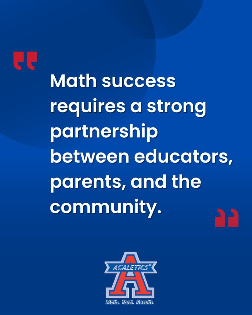 ACALETICSMath's tweet photo. Collaboration is key when it comes to school improvement. We help not only to improve math achievement but transform the learning community as a whole.
Give us a 📞 today for a free in class demo: 1-866-877-1222
#ACALETICSMath #community #partnership https://t.co/YUnjrSZ7dY