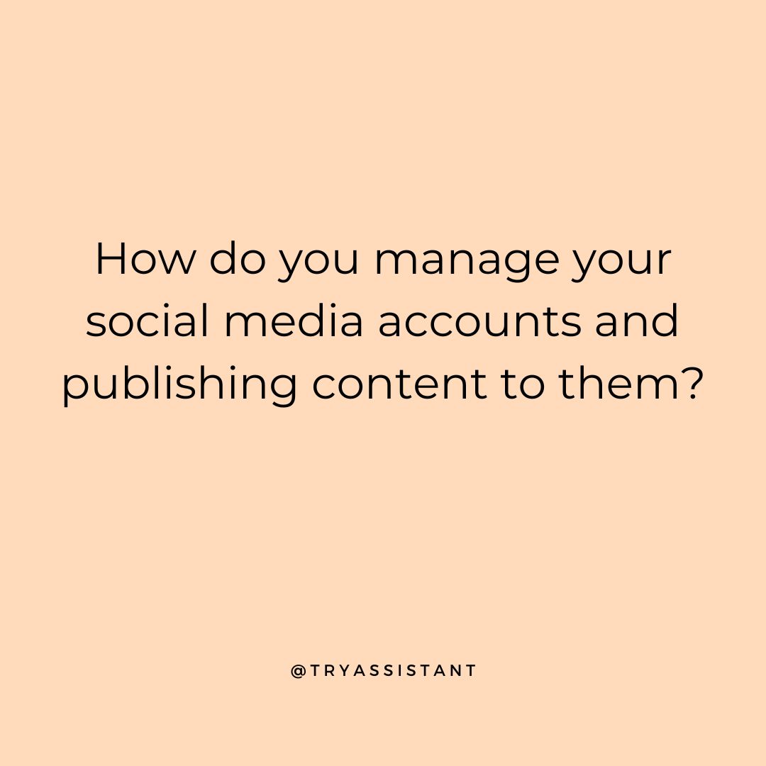 tryassistant's tweet image. I&apos;m not a massive fan of social media, but I understand the need for a presence there. I&apos;m curious about how you manage your accounts. Do you use a central tool that connects and publishes content on a schedule, or do you manually log in to each platform to post updates?