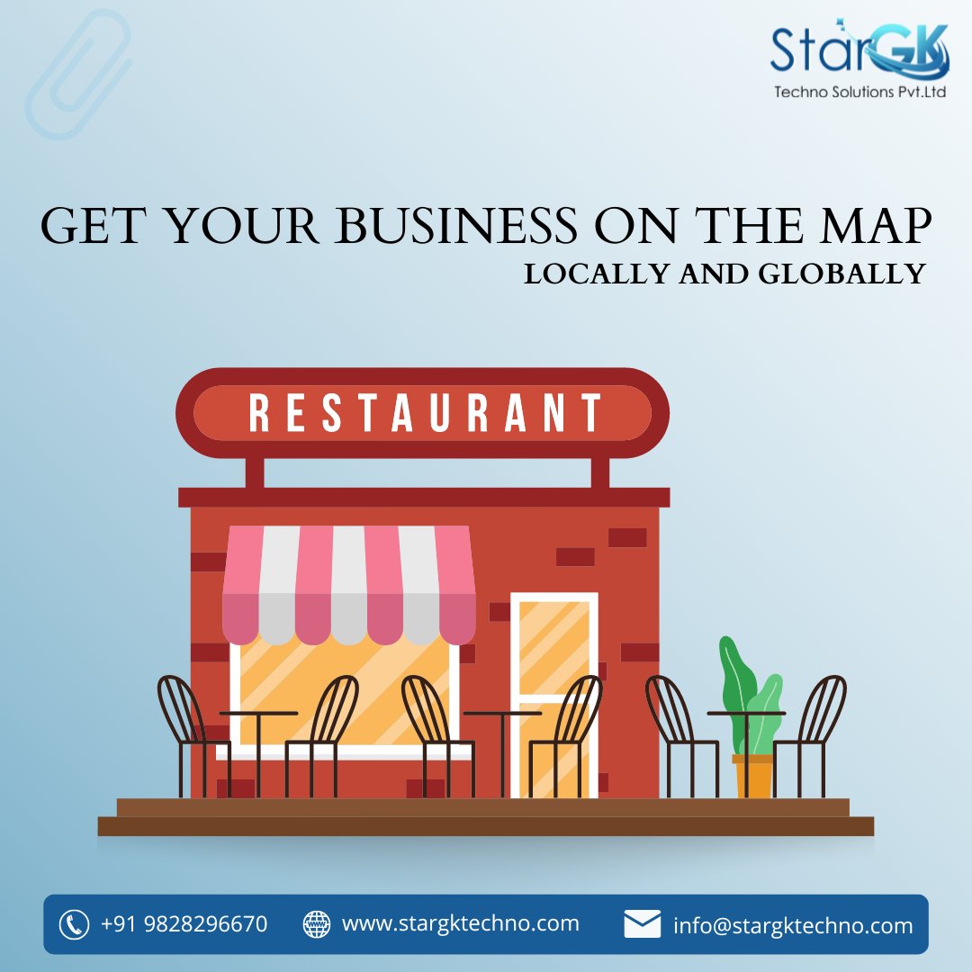 Make your business more visible online and attract more customers with Google My Business!

If you are looking for the best digital marketing service, StarGK techno is here for you.

Call now at +91-9828296670

#googlemybusiness #gmb #googlemybusinesslisting #gmblisting