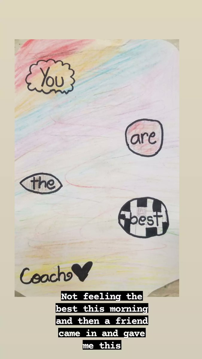CoachHayes18's tweet photo. I was feeling a little down this morning a friend gave me this as I was sitting alone in the gym. After reading this I feel 100% better. #howdidsheknow #iloveteaching #tcetexans #mademyday https://t.co/DL6cXviOL6