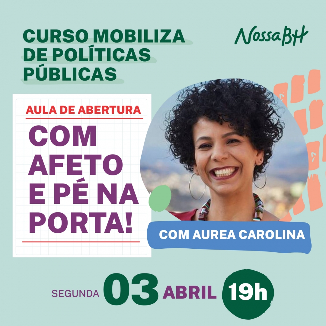É hoje!  A aula inaugural do Curso Mobiliza acontece hoje, dia 03 de abril, às 19h no Instituto Undió que fica na Rua Padre Belchior, nº289, Centro/Beagá.

#cursomobilizadepoliticaspublicas
#redemobilizarmbh
#movimentonossabh
#mobilidadeurbana
#mobilidadeantirracista