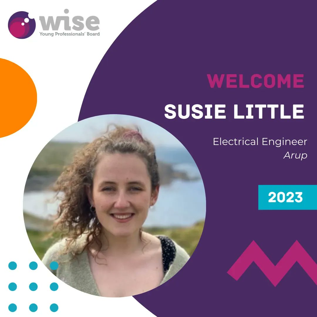 WISE_YPB's tweet photo. Our second new WISE Young Professional Board member is Susie Little! 🙌 
Susie is an Electrical Engineer at Arup working in the Built Environment. Susie is passionate about breaking down gender stereotypes and inspiring young girls to pursue a career in STEM. 
#WYPB https://t.co/YXiAP0gffX