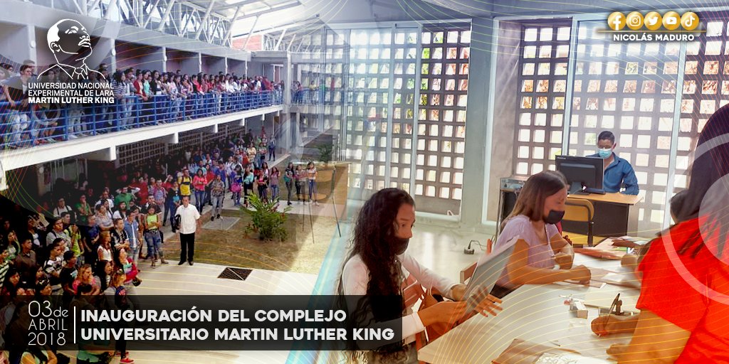 En honor al luchador social Martin Luther King, hace 5 años, creamos la universidad que lleva su nombre, un paso más hacia la consolidación de un sistema educativo popular y democrático. ¡Felicidades a sus estudiantes y docentes, sigan formando profesionales de excelencia!