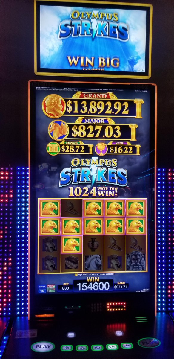 This is WON lucky WINNER! Congrats to our guest, who won a back-to-back jackpot of $1,546 and $1,502 on Olympus Strikes! 💰👏👍

#doublejackpot #jackpot #win #winner #OlympusStrikes #slot #slotmachine #gamble #play #cash #7cedarscasino #casino #7cedars #sequimwa