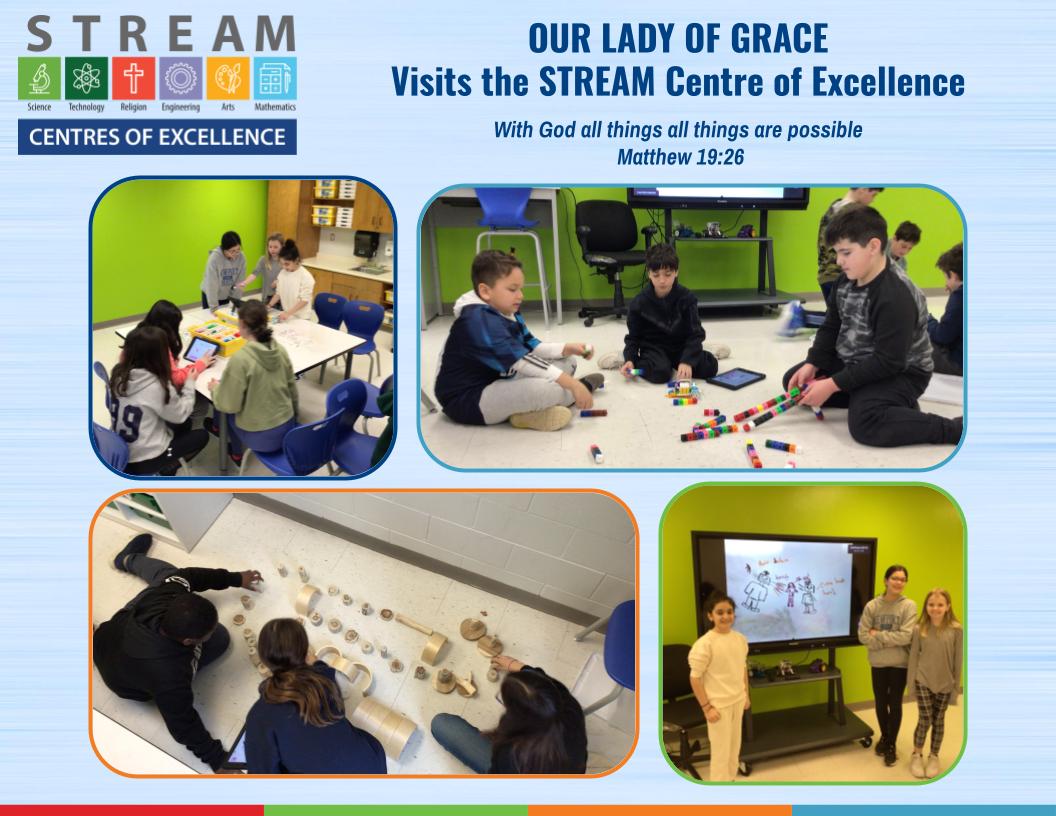This past Friday our Grade 5s visited the STREAM Centre. Thank you Mr. Chomiak for an amazing day! <a href="/YCDSB/">York Catholic District School Board</a> <a href="/ElizabethCrowe_/">Elizabeth Crowe</a> <a href="/laurasawicky/">Laura Sawicky</a>