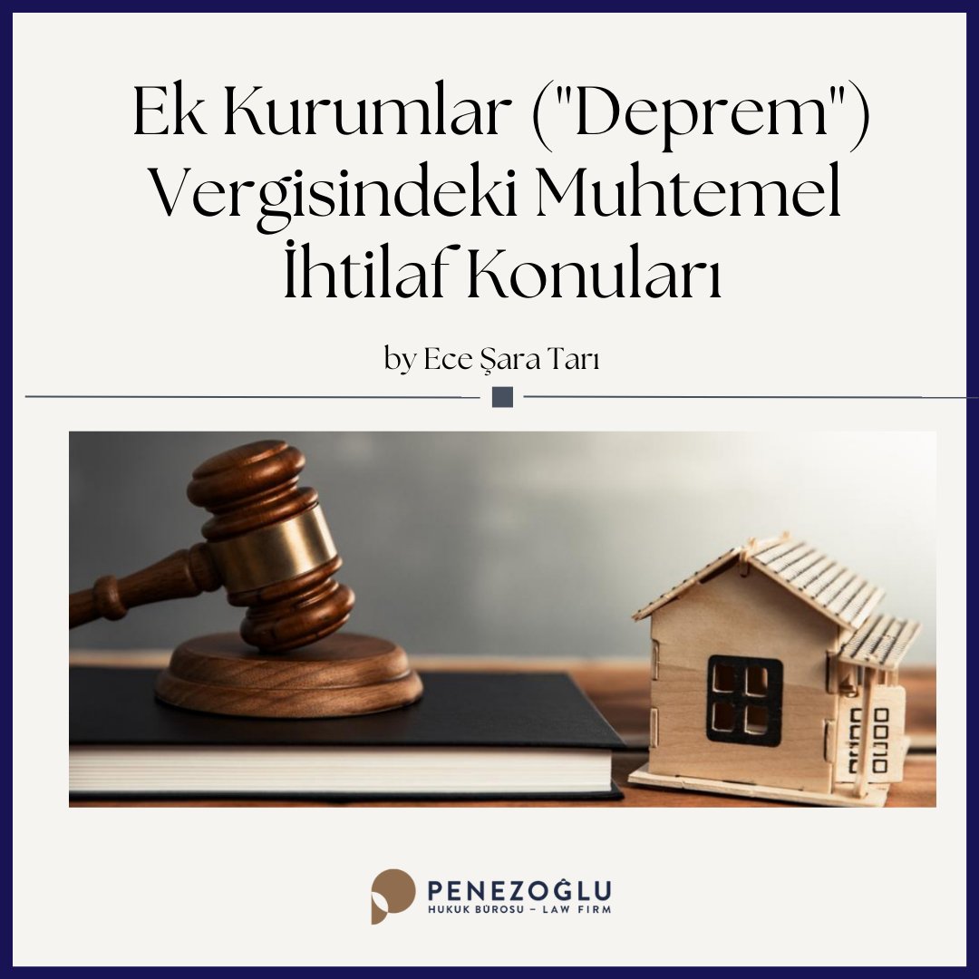PenezogluLaw's tweet photo. "Ek Kurumlar ("Deprem") Vergisindeki Muhtemel İhtilaf Konuları" authored by our Senior Associate Ece Şara Tarı was published by #Mondaq on April 3rd, 2023. Click here to read: https://t.co/7em13K3Mtk

#Penezoğlu #LawFirm #Vergi #TaxLaw https://t.co/qnInfwpmKs