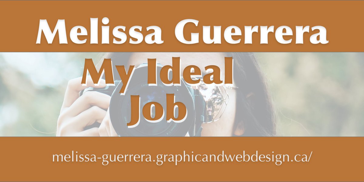 Hello everyone! 😊

Check out my second blog post where I talk about my ideal jobs that I would like to do in the future. I also explain my passion for each job and why I think it best suits me.

…lissa-guerrera.graphicandwebdesign.ca/.../my.../. . 

#gwduates #gwduates2023