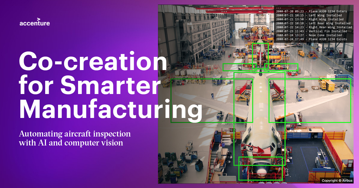 Smart manufacturing starts with co-creation! To take the lead in aircraft manufacturing automation, you bring together industry specialists in real-time manufacturing data collection with experts in #AI and computer vision. Learn more: lnkd.in/ezqDjksD