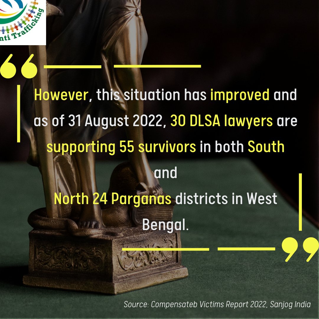 #JusticeForAll
<a href="/Tafteesh_IND/">Tafteesh</a>  is committed to bringing about good change and justice for human trafficking survivors. According to <a href="/IndiaSanjog/">Sanjog India</a> 's study, Tafteesh's interaction with District Legal Services Authorities in West Bengal resulted in much-needed transformation in DLSA