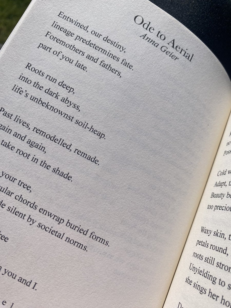 m_geier's tweet photo. Celebrating #NationalPoetryMonth on the anniversary of publishing ‘Ode to Aerial’ in @BayouReviewUHD 🌿#WritingCommmunity #writerslife #amwriting #writersassemble https://t.co/5xkkhYfGgA