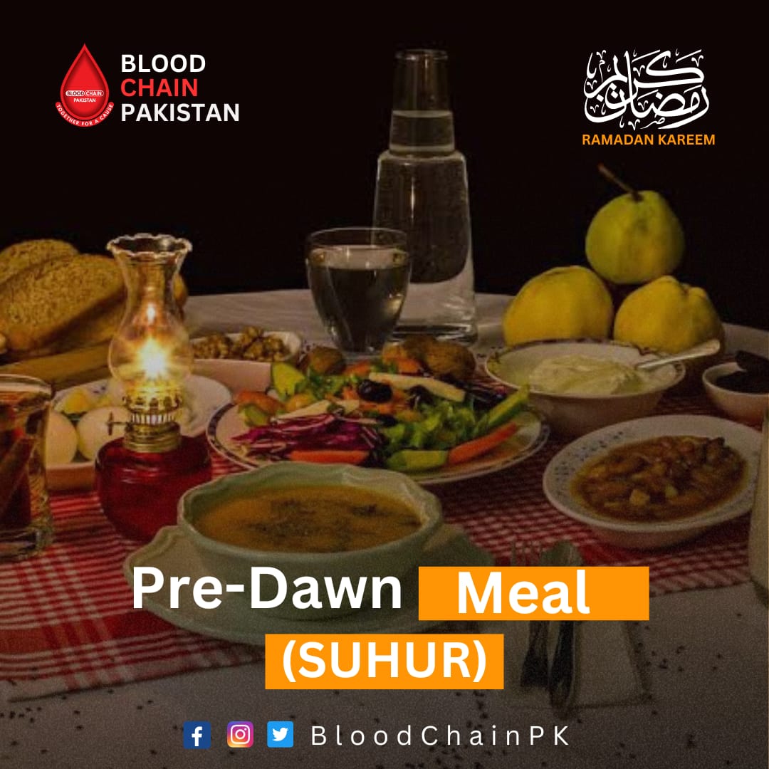 BloodChainPK's tweet photo. 1/3. 𝗗𝗼 𝗘𝗮𝘁 𝗦𝘂𝗵𝗼𝗼𝗿

Prophet ﷺ, encouraged the Muslims to eat #suhoor. It was his practice and the practice of the early Muslims, so it is never advisable to skip it. 

“Eat suhoor, for in suhoor, there is a blessing.”
(Bukhari #1923; Muslim #1095)

#Tuhfa_e_Ramadan https://t.co/g0m9zZm1MK