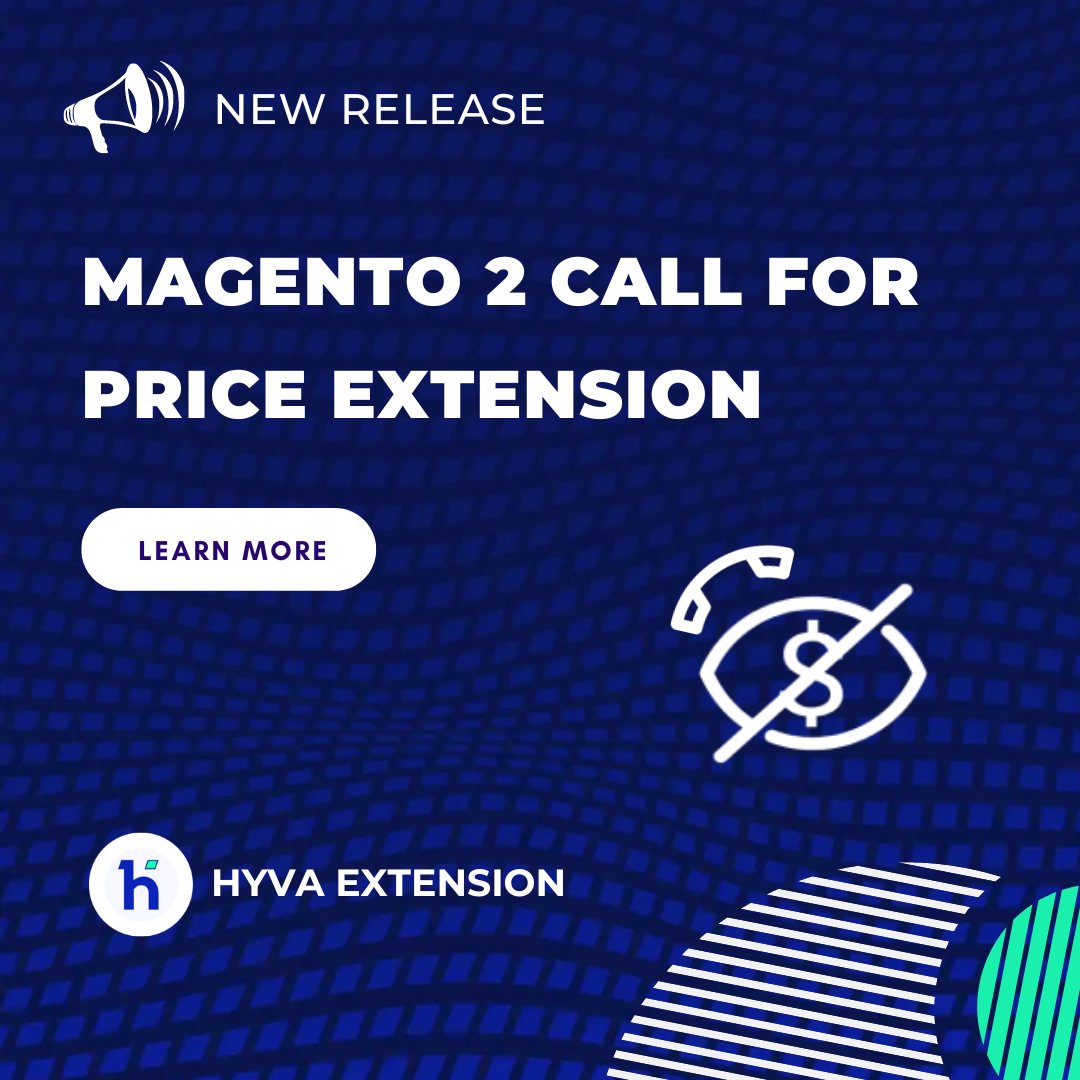 SetuBridge's tweet photo. 💥 Magento 2 Call For Price Extension is a flexible tool for the merchant to hide the price and display the call 📞 for the price button. It's also compatible with the Hyvä theme.

#setubridge #magento2extension #hyvatheme #hyva https://t.co/JZzRVBFULU