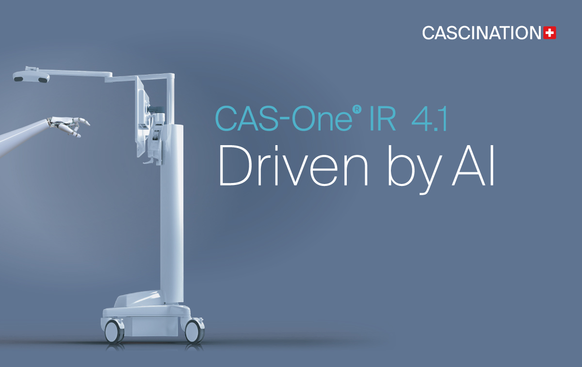 CAScination's tweet photo. AI in Percutaneous Tumor Ablation is here!
CAS-One IR version 4.1 is driven by AI and is designed to help you visualize patient anatomy, and add confidence to your treatments.
See the details on our official page:
https://t.co/wtsxt4v9AZ https://t.co/doS4VOXcra