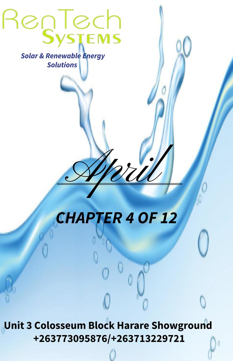RentechSystems's tweet photo. Hello April may the Month Ahead brings you Blessings of Endless Joy ,Abundance of Love, Happiness, Good Health and Prosperity. Happy new Month from our Family to yours. For all your Solar and Renewable Energy Solutions Call/App:+263713229721 /+263 77 309 5876 https://t.co/jDVZuZ8NCk