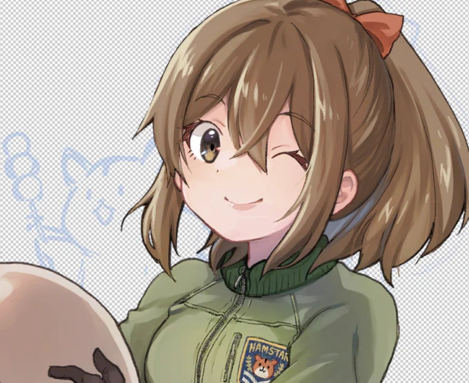 名刺用の絵をちまちま進めている。みなみちゃん@タテモノめぐり 