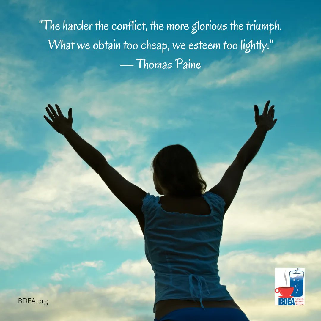 'The harder the conflict, the more glorious the triumph. What we obtain too cheap, we esteem too lightly.' — Thomas Paine
#mondaymotivation #workforit #achieveit #celebrateit