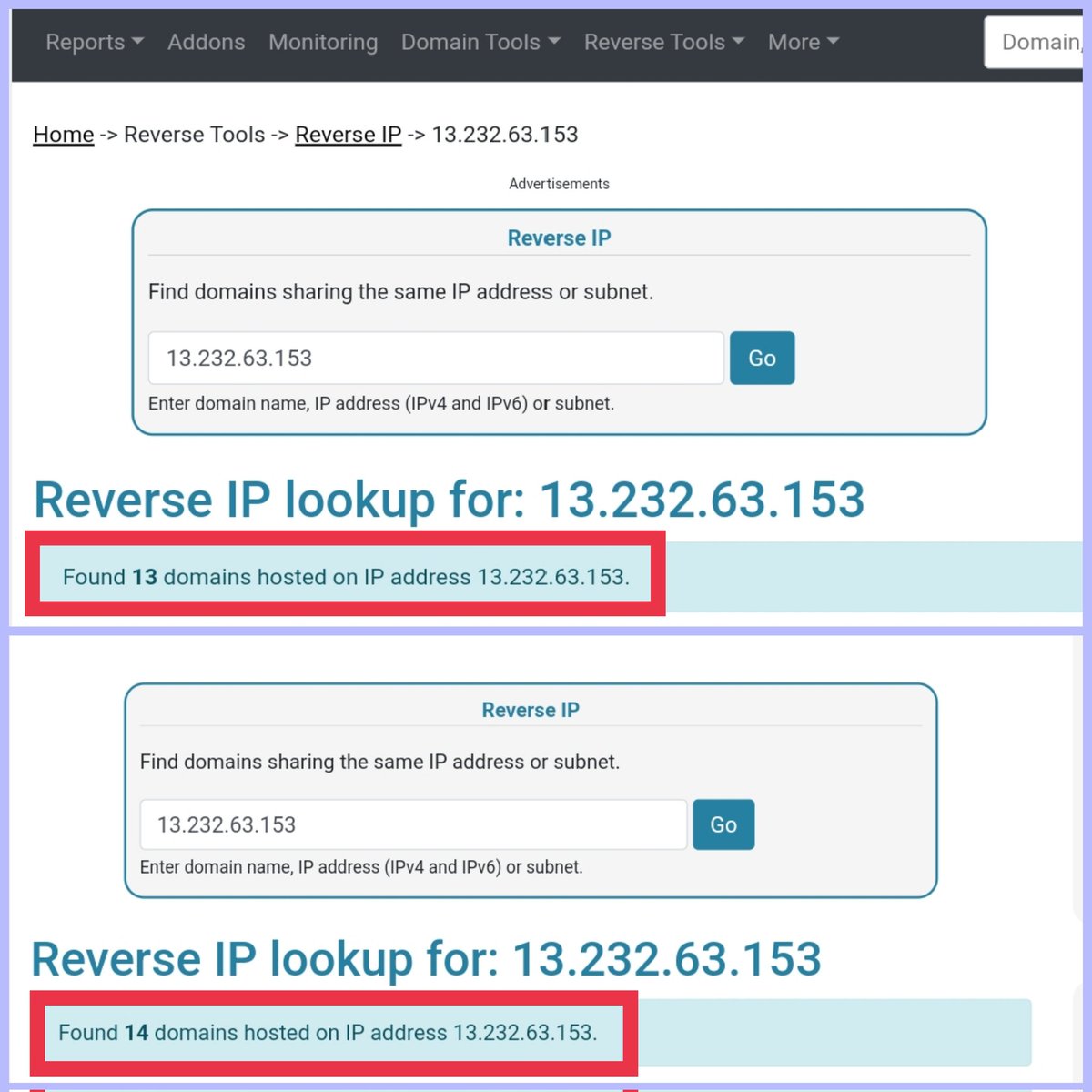 Alt News got an intel which informed us that few websites are identical in appearance and have same IP address