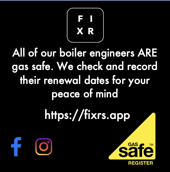 We take your safety very seriously here at Fixrs by individually checking each tradesman that works with us. We check and record their Gas safe qualifications and know exactly when they expire, giving you peace of mind that you will always be sent a qualified and insured Fixr.