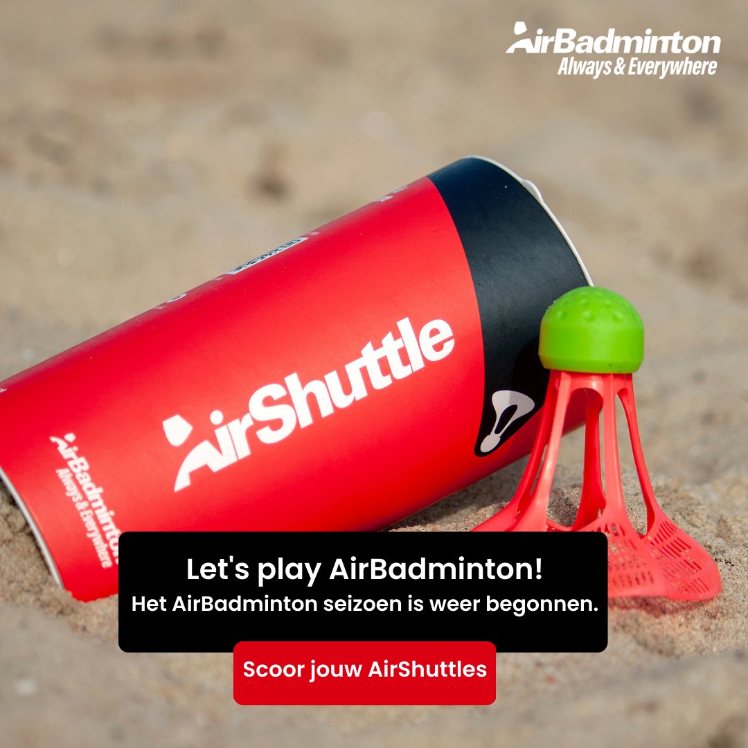 Let's get the season started! 🚀🔥

👉 shop.badminton.nl 

#badminton #AirBadminton #wijzijnbadminton #AirShuttle
