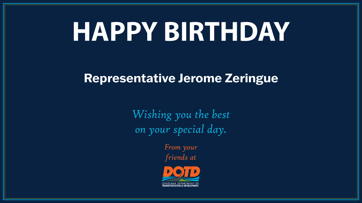 Louisiana DOTD tweet media