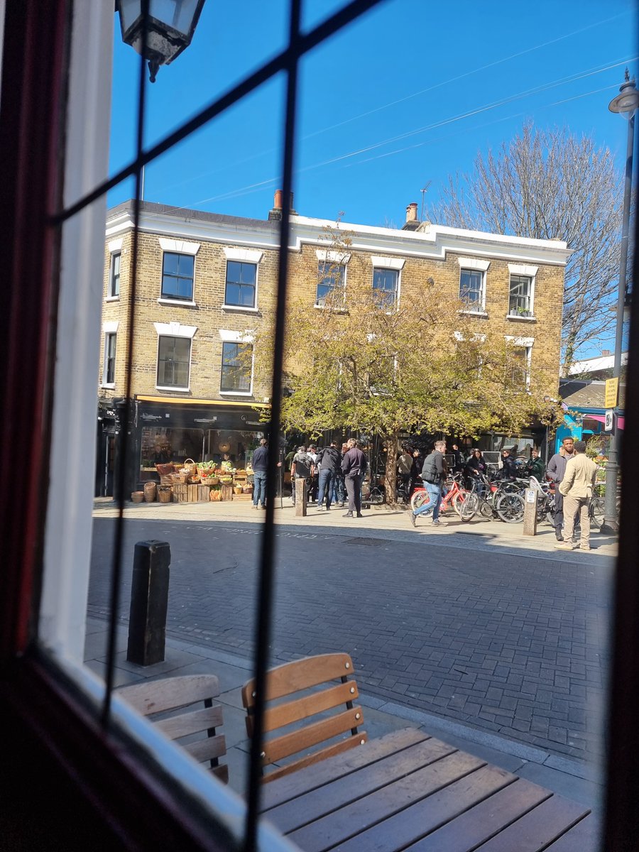 Prime lunch view in Herne Hill. Spot Andrew Garfield!